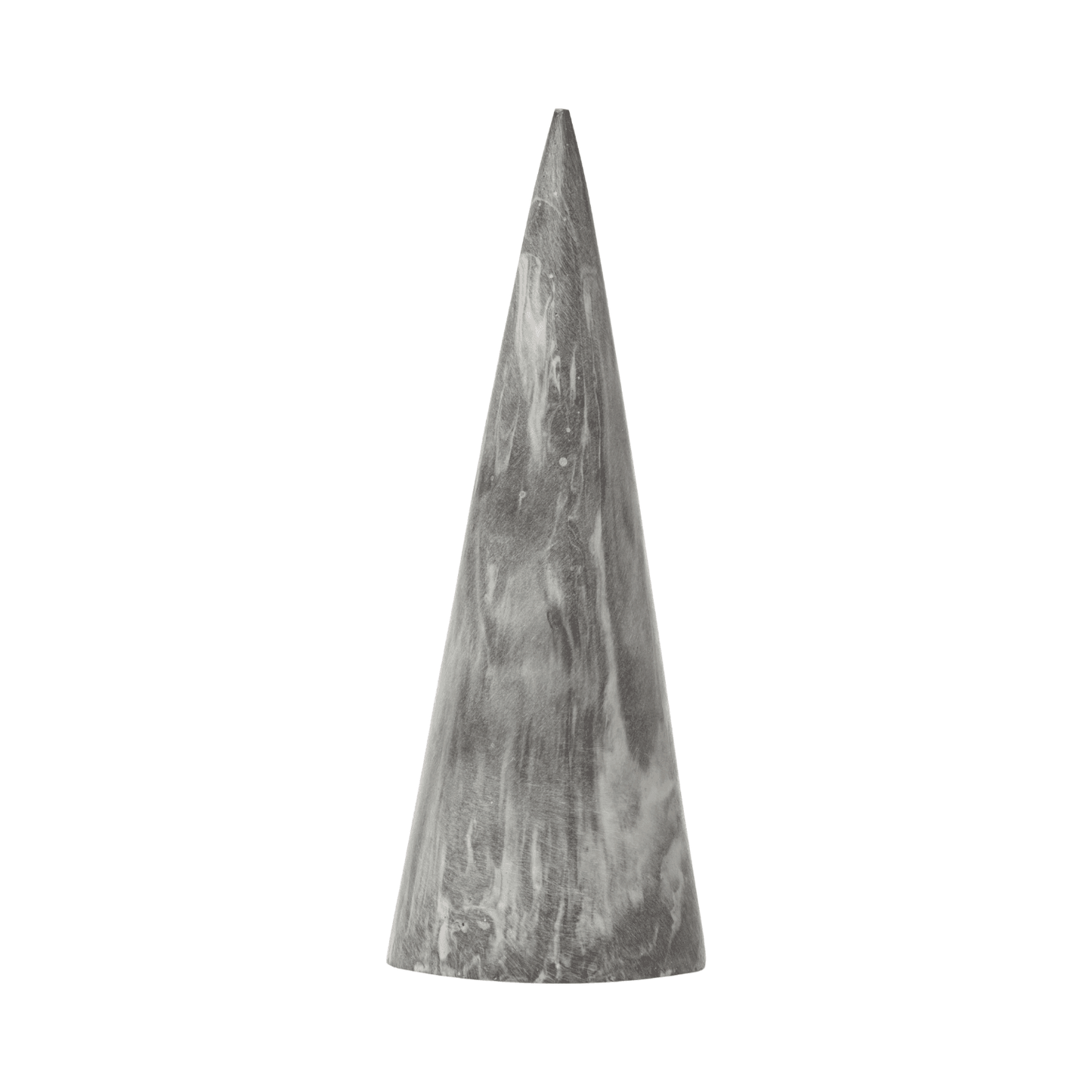 Cone | Concrete Jewellery Holder Ink/Grey (Large) - Mirra Interiors