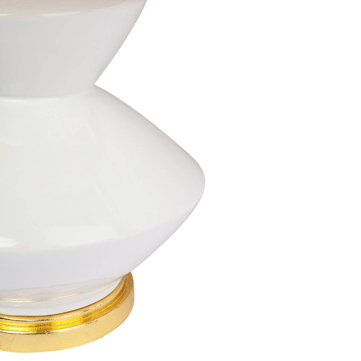Beaumont | Ceramic Table Lamp White - Mirra Interiors