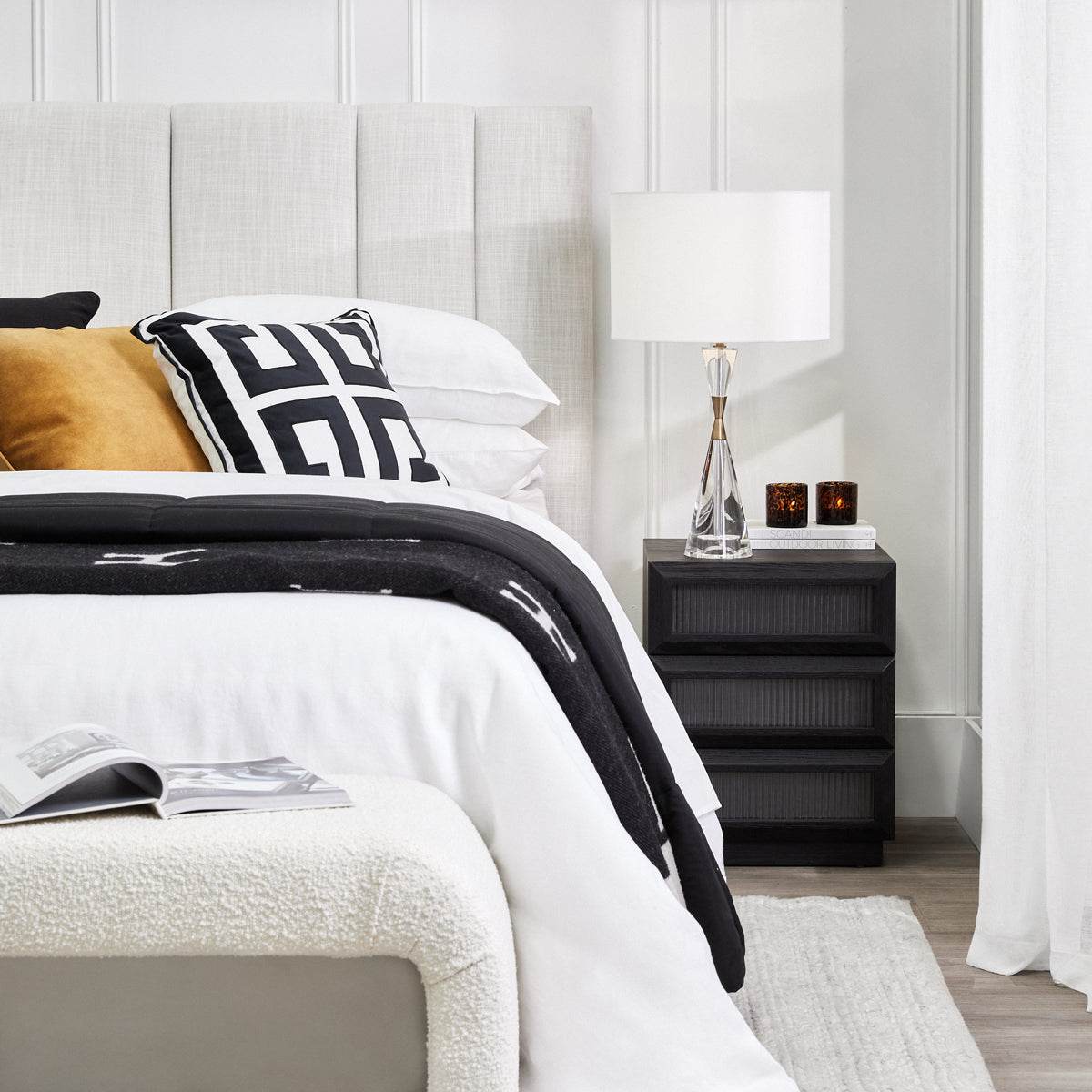 Sawyer | Crystal Table Lamp - Mirra Interiors