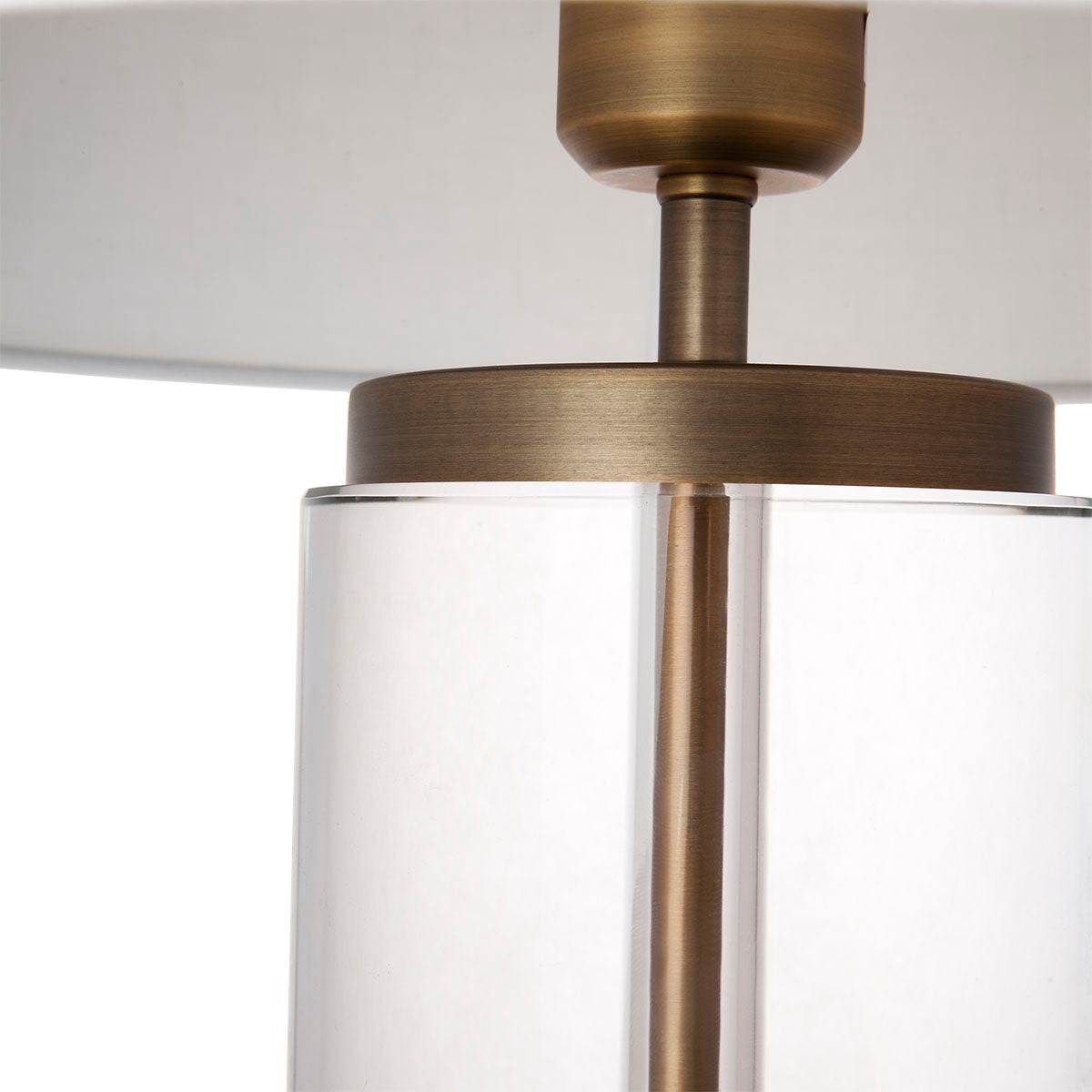 Finley | Crystal Table Lamp Brass - Mirra Interiors