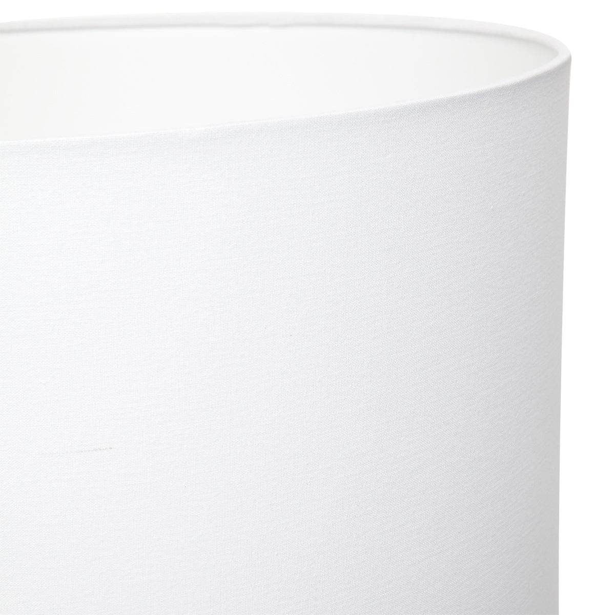 Avery | Resin Geometric Table Lamp White - Mirra Interiors