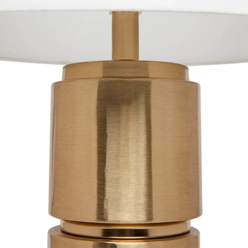 Brighton | Metal Table Lamp Gold - Mirra Interiors