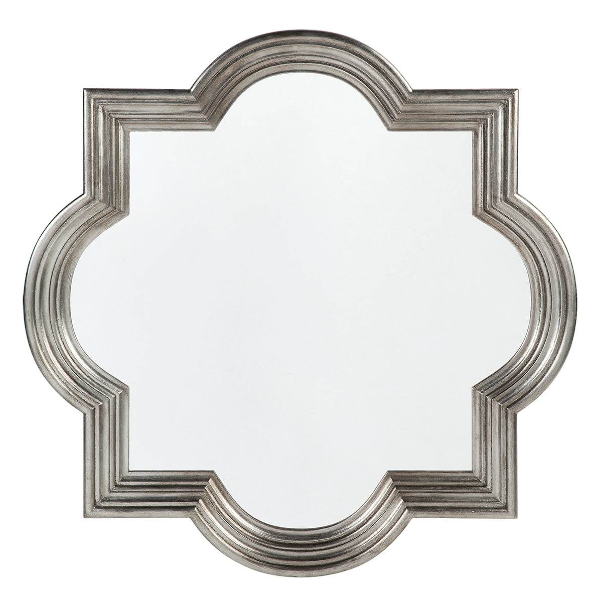 Mirabella | Wall Mirror Antique Silver (Large) - Mirra Interiors