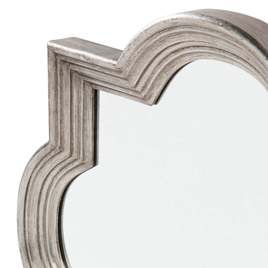 Mirabella | Wall Mirror Antique Silver (Large) - Mirra Interiors