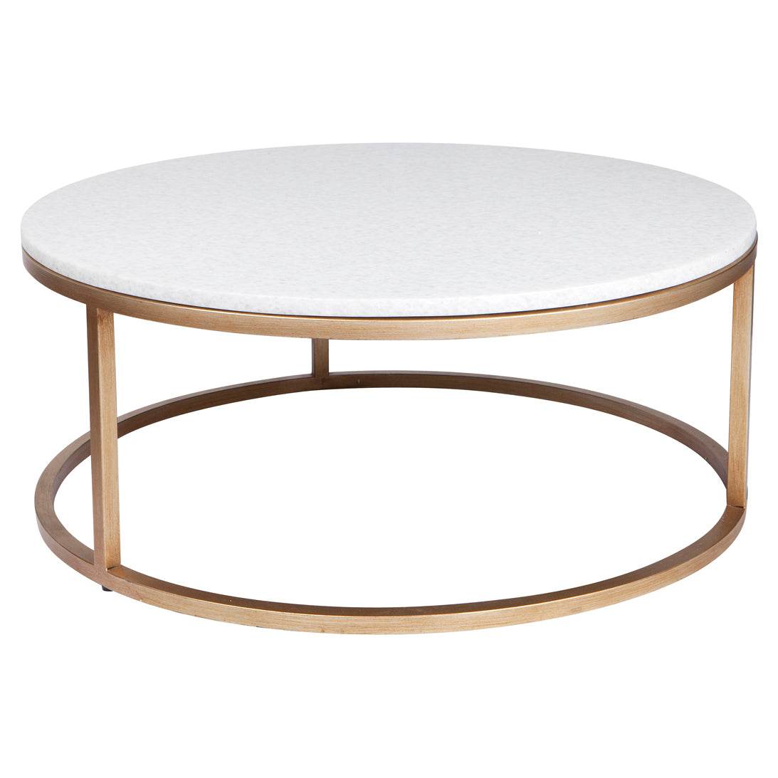 Cecilia | Nesting Stone Coffee Table Set Antique Gold - Mirra Interiors