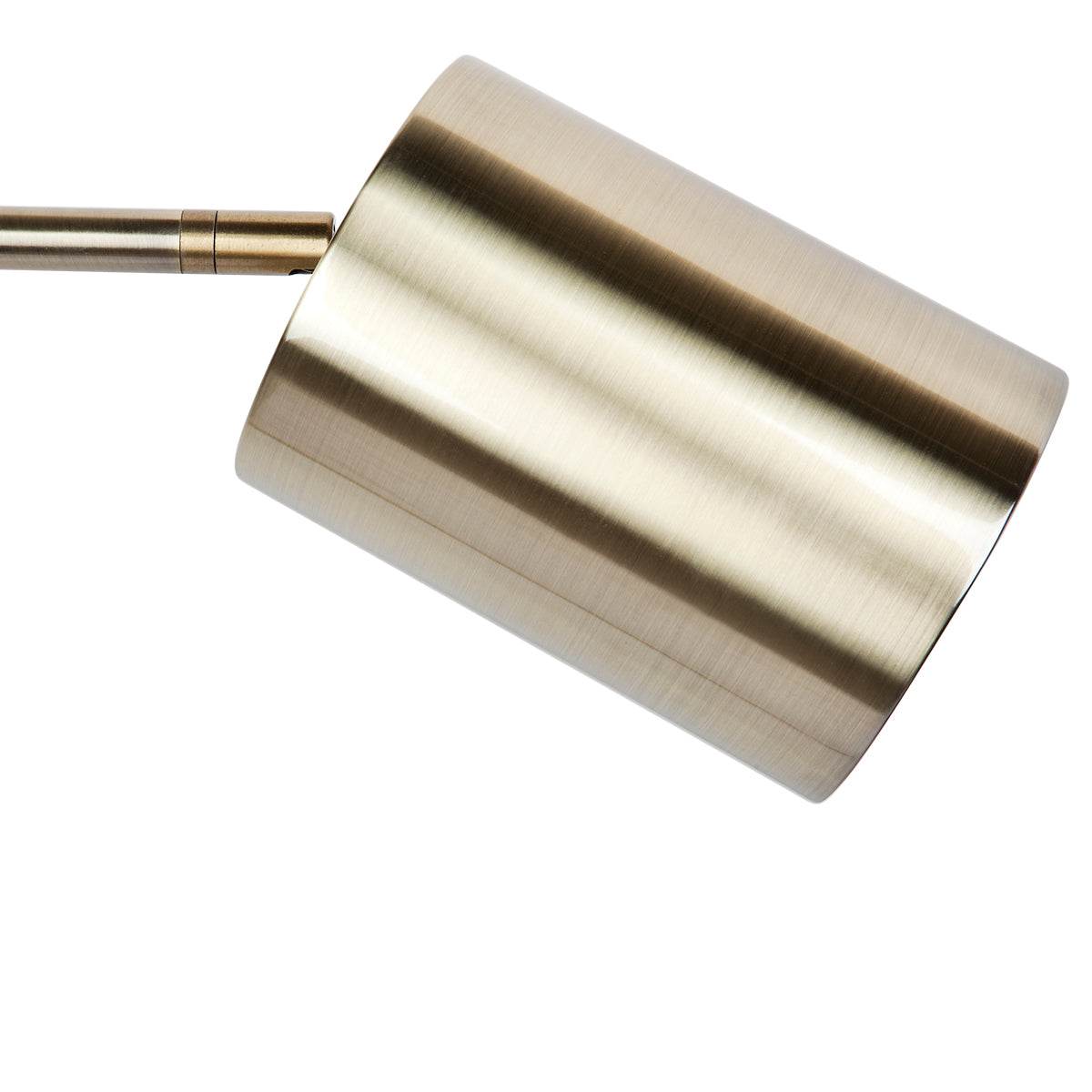 Sonoma | Metal Floor Lamp with Marble Base Brushed Brass - Mirra Interiors