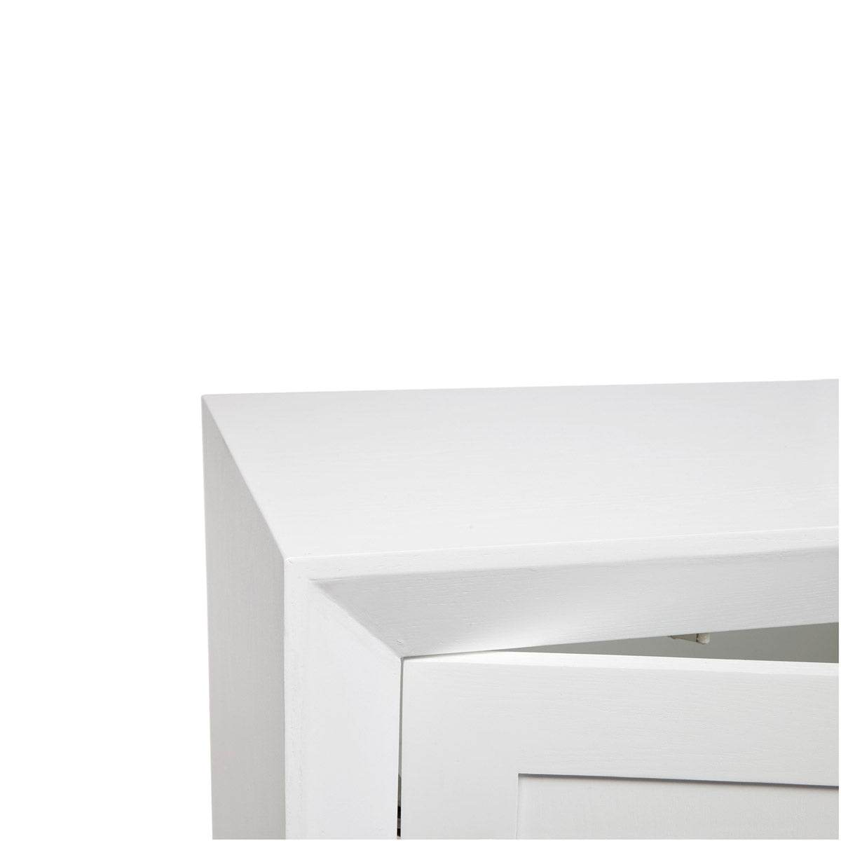 Baltimore | Oak 3 Door Buffet White - Mirra Interiors