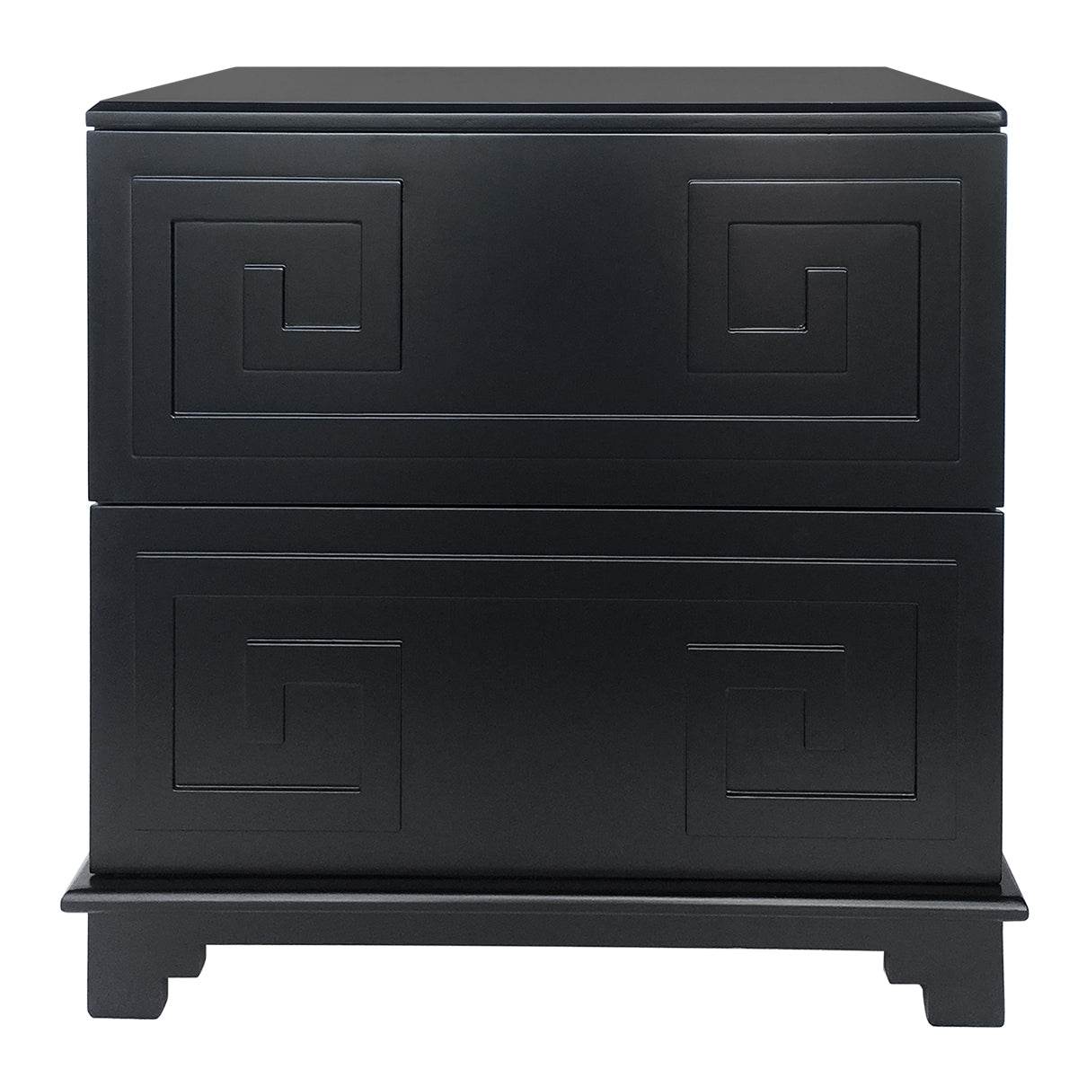 Aegean Key | Bedside Table Black - Mirra Interiors