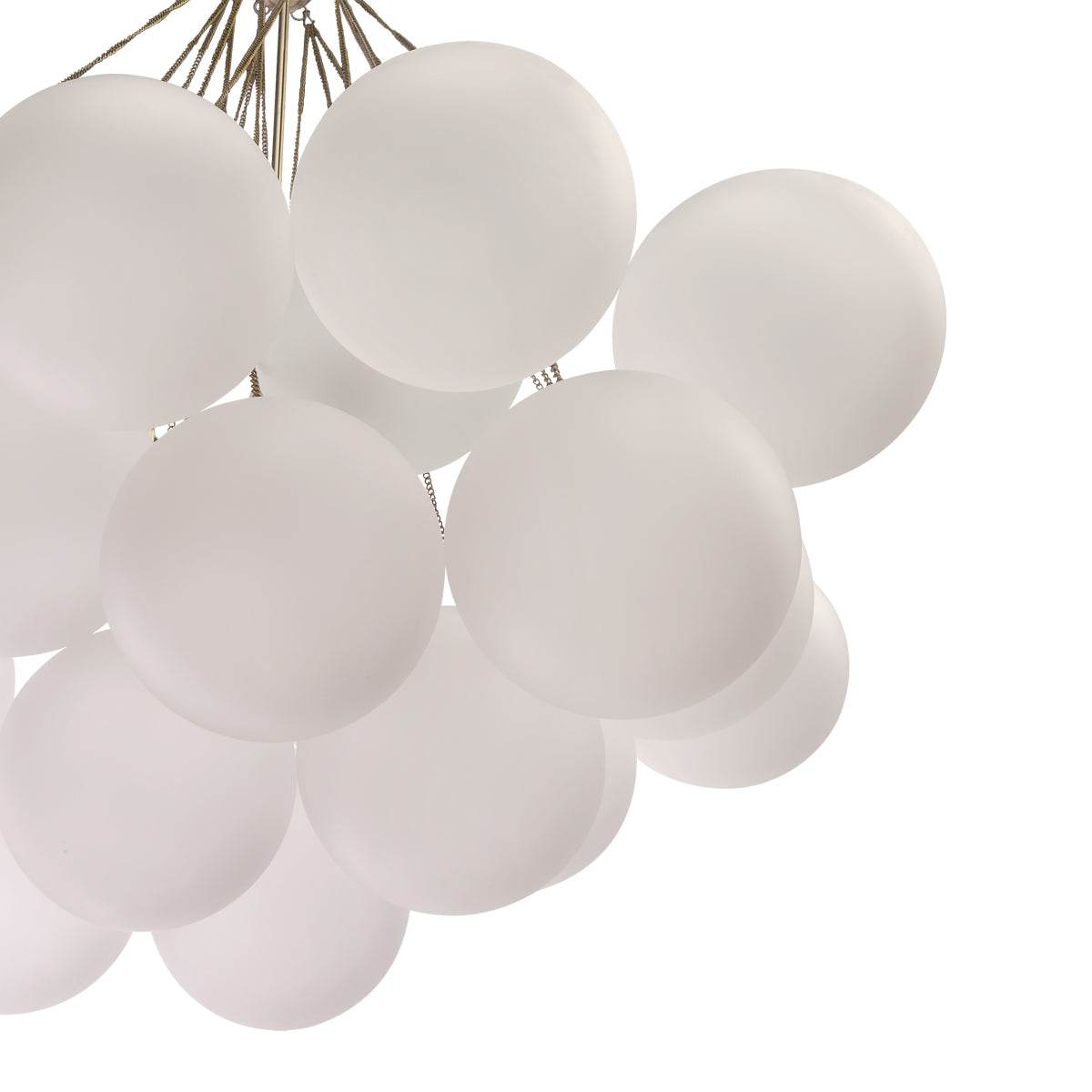 Orb | Frosted Glass Pendant White (Medium) - Mirra Interiors