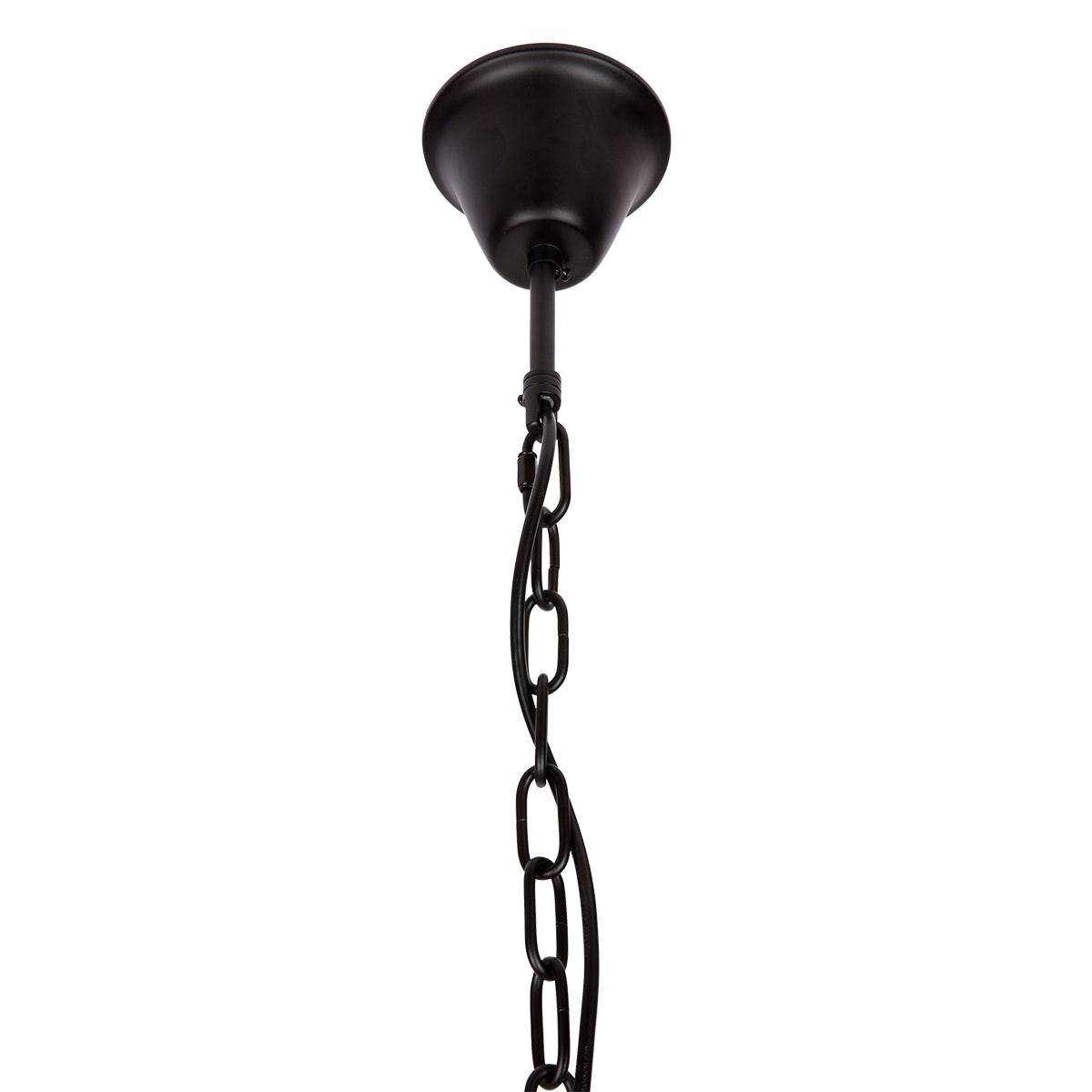 Morissette | Lantern Pendant Black (Medium) - Mirra Interiors