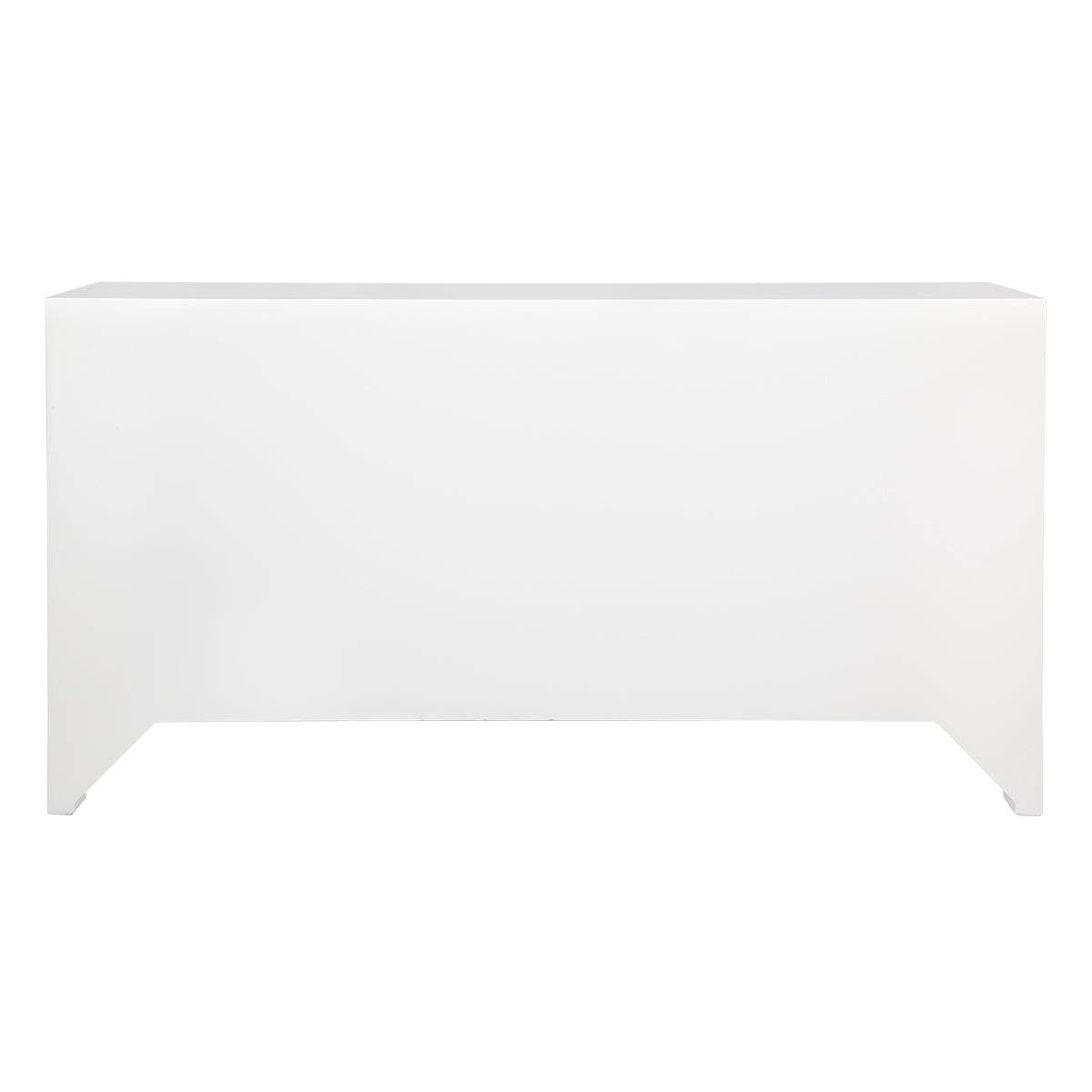 Adley | Fluted 6 Drawer Chest White - Mirra Interiors