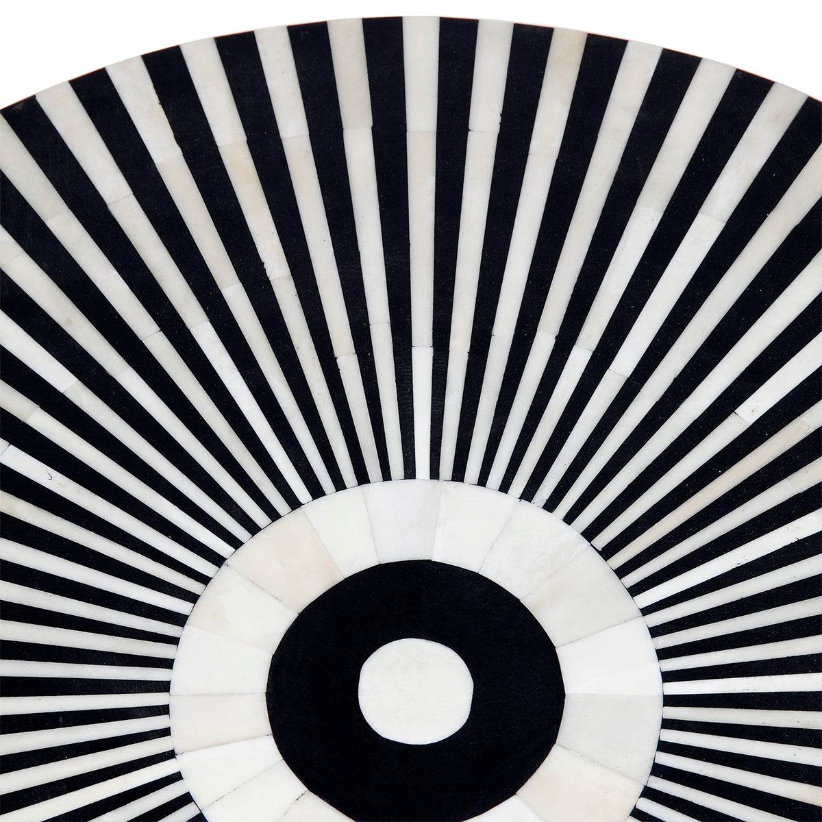 Marais | Bone Inlay Side Table Black - Mirra Interiors