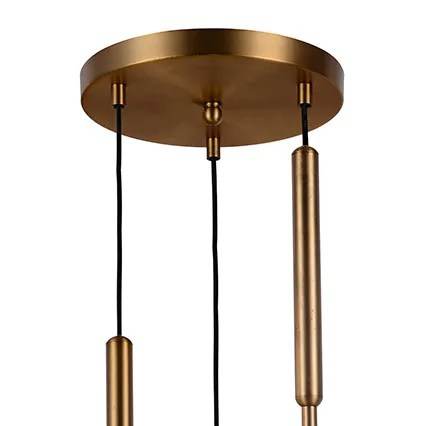 Cove | Trio Sphere Pendant Brass - Mirra Interiors