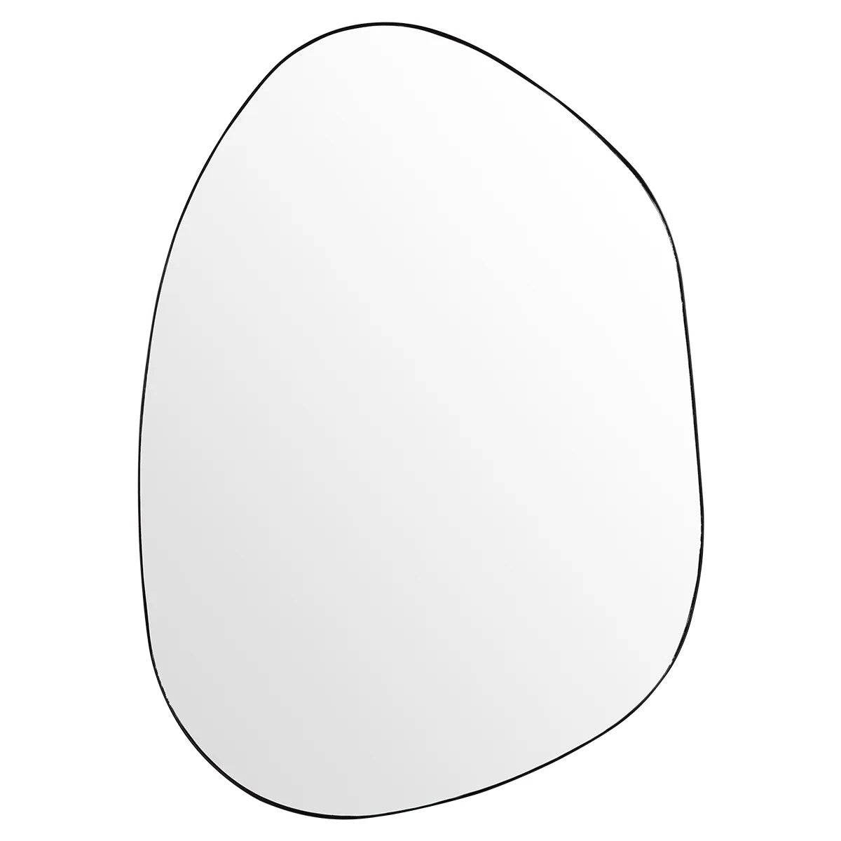 Porter | Pebble Wall Mirror Black (Large) - Mirra Interiors