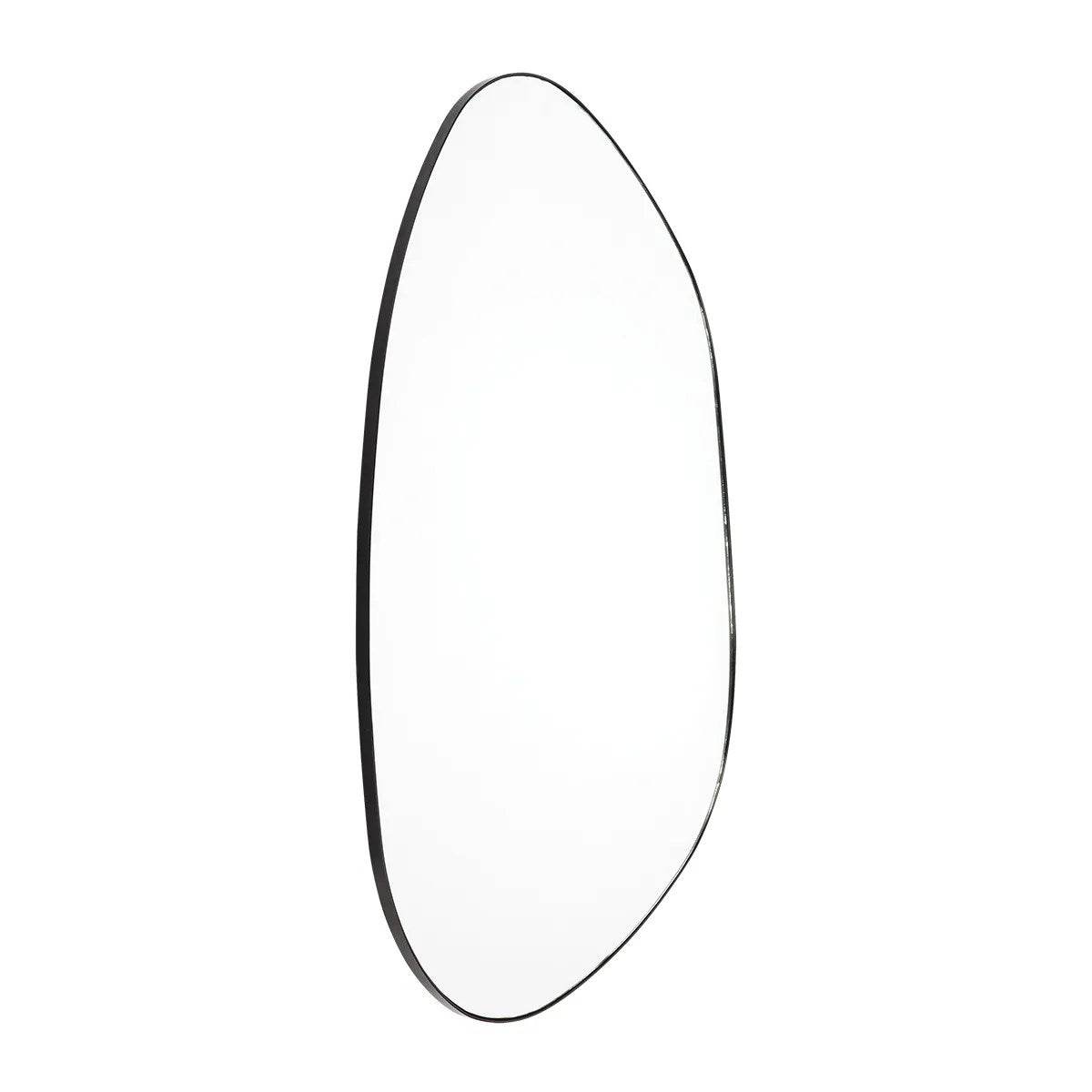 Porter | Pebble Wall Mirror Black (Large) - Mirra Interiors