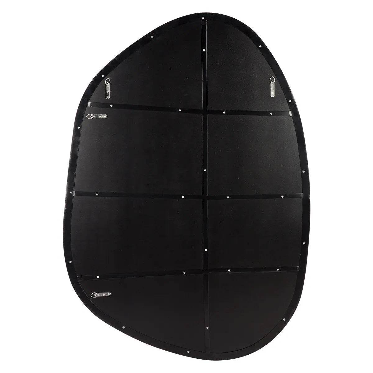 Porter | Pebble Wall Mirror Black (Large) - Mirra Interiors