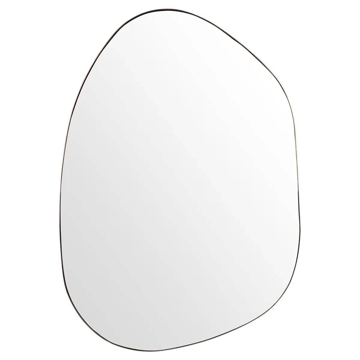 Porter | Pebble Wall Mirror Antique Gold (Large) - Mirra Interiors