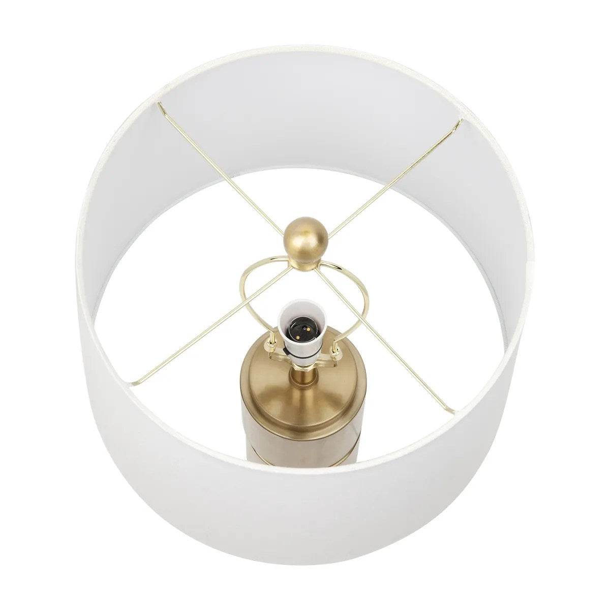 Brighton | Metal Table Lamp Gold - Mirra Interiors
