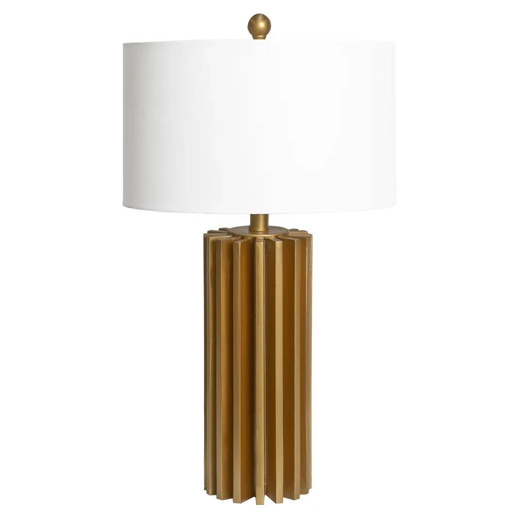 Cooper | Resin Table Lamp Gold - Mirra Interiors