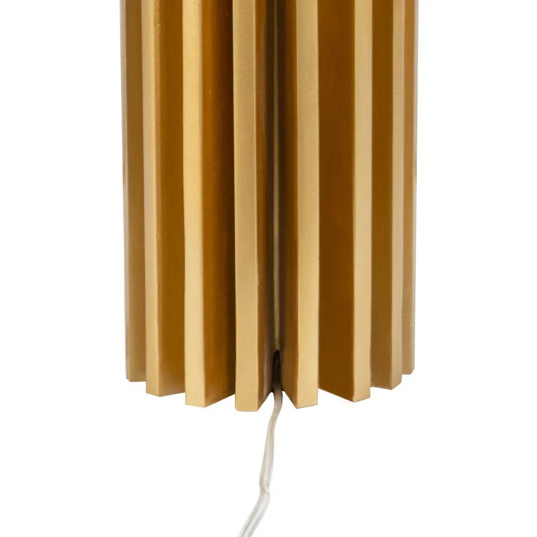 Cooper | Resin Table Lamp Gold - Mirra Interiors