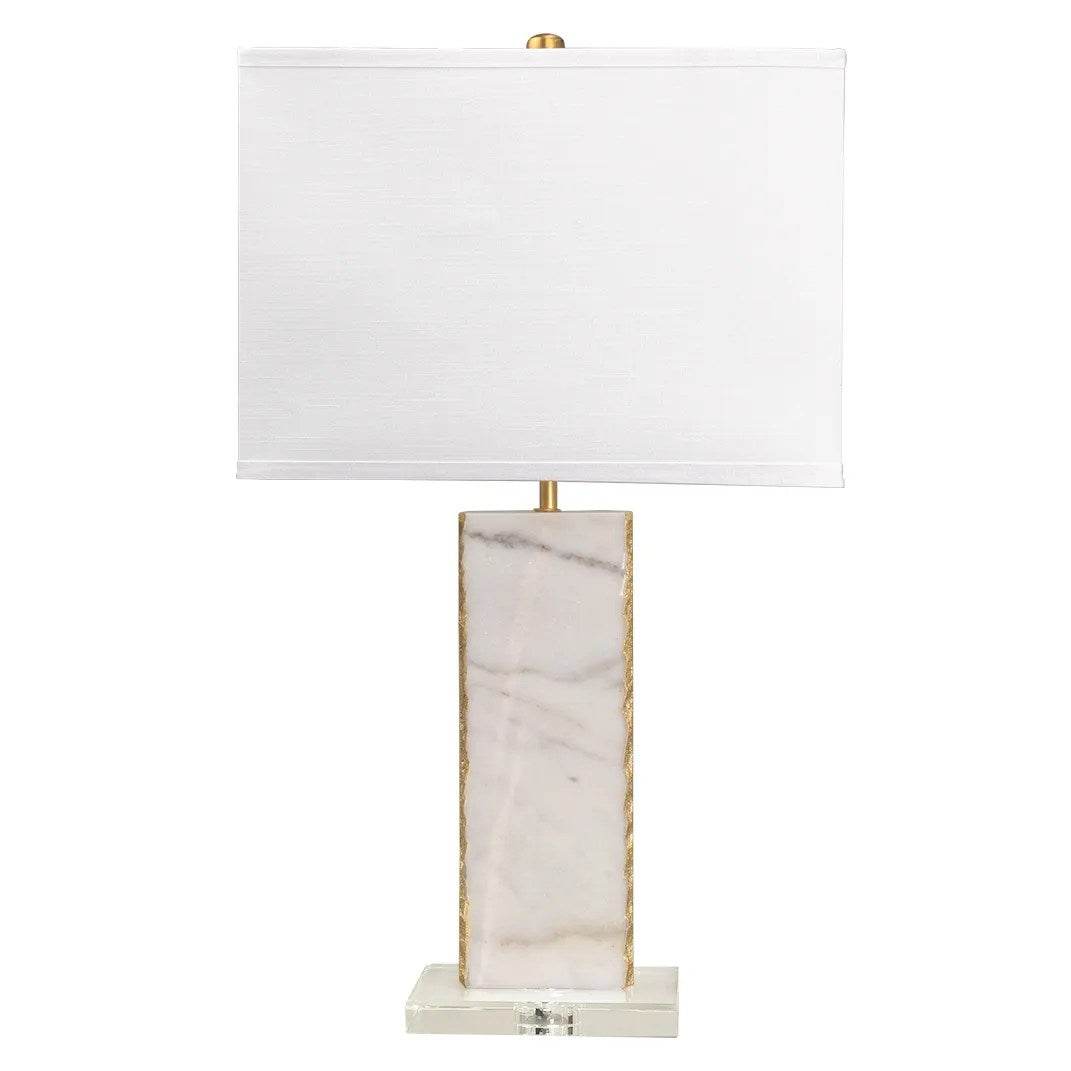 Bowie | Marble Table Lamp White & Gold - Mirra Interiors