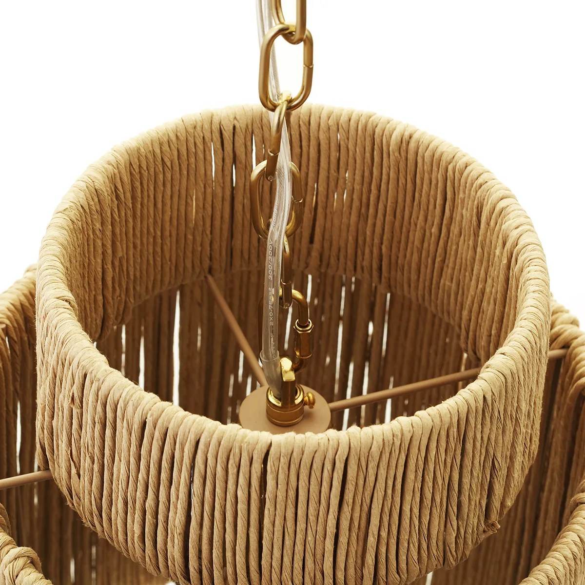 Vienna | Rope Pendant Natural (Long) - Mirra Interiors
