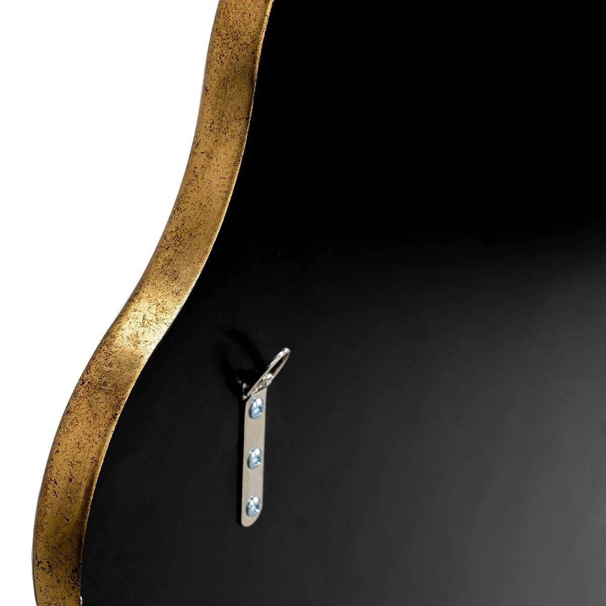 Estelle | Round Wall Mirror Antique Gold - Mirra Interiors
