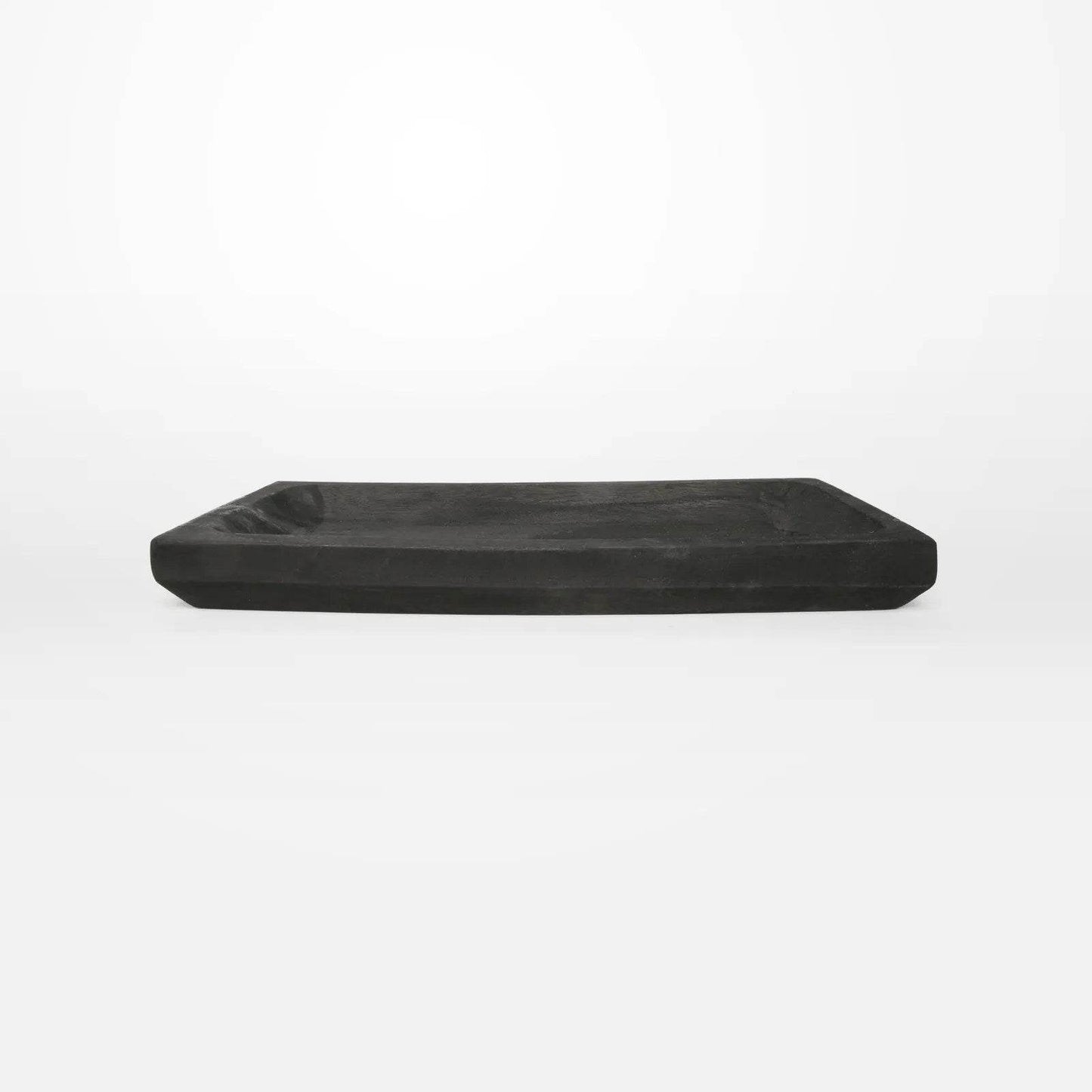 Simple | Decorative Timber Serving Tray Black - Mirra Interiors