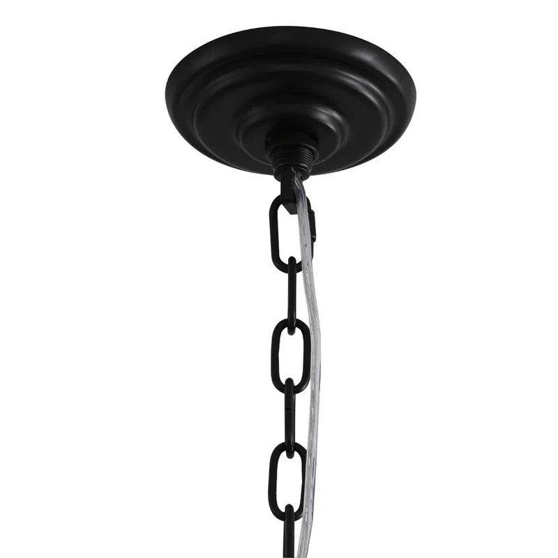 Elias | Alabaster Pendant Black - Mirra Interiors