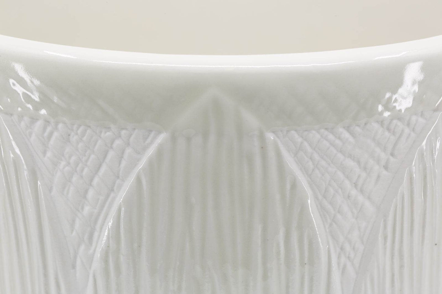 Kapok | Ceramic Vase White (Tall) - Mirra Interiors