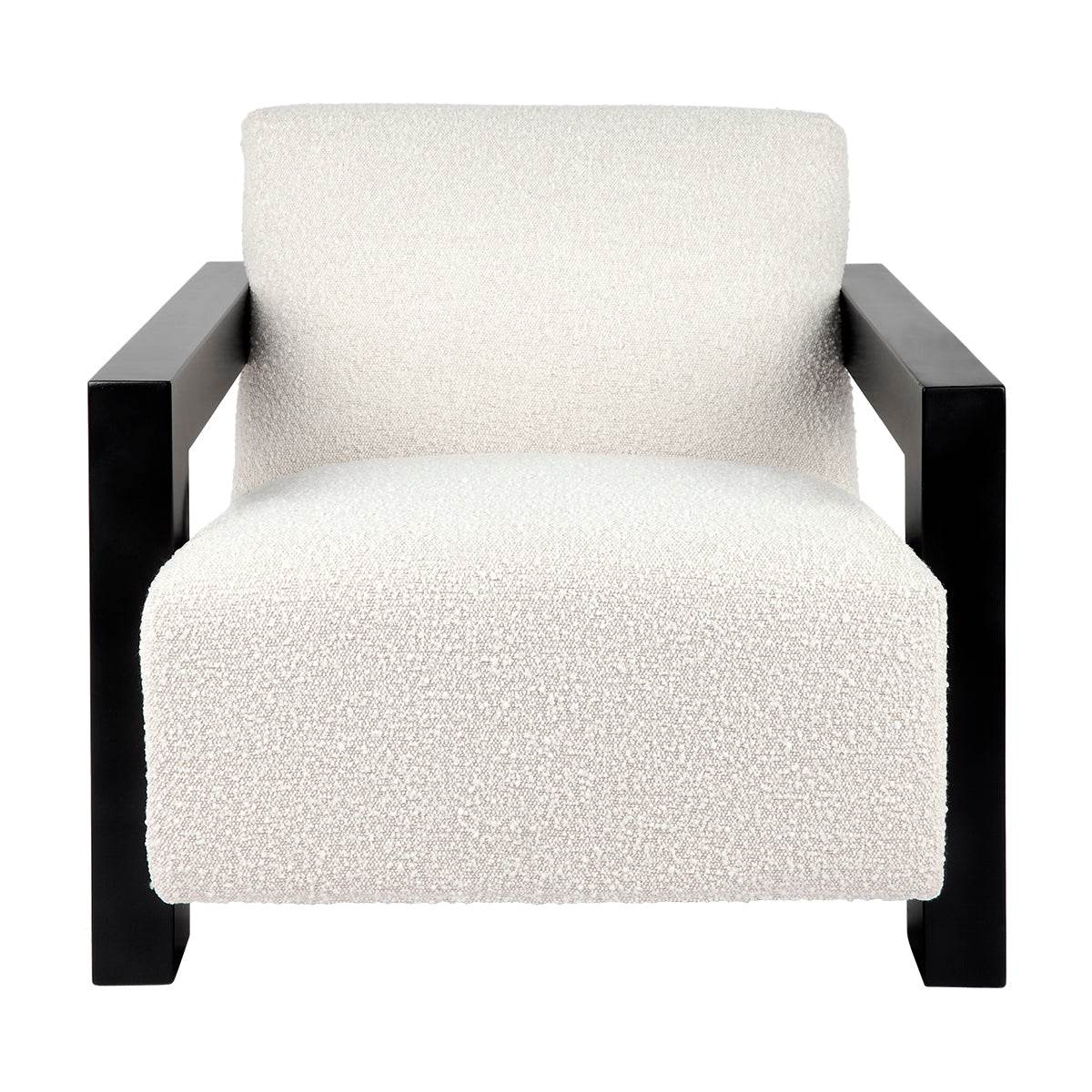 Lennox | Boucle Occasional Chair Ivory - Mirra Interiors
