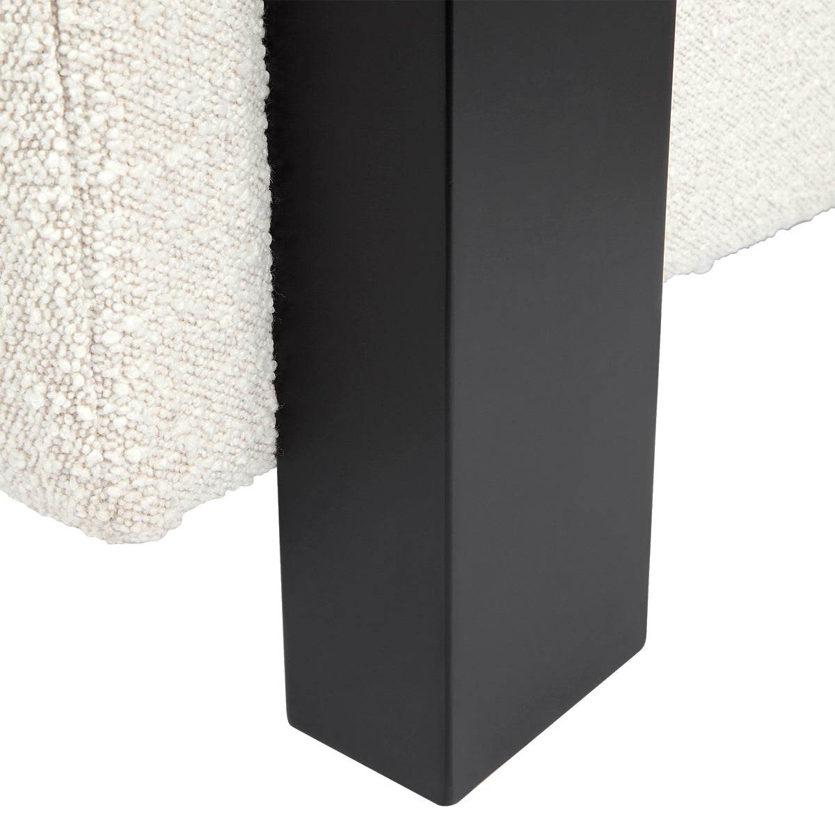 Lennox | Boucle Occasional Chair Ivory - Mirra Interiors