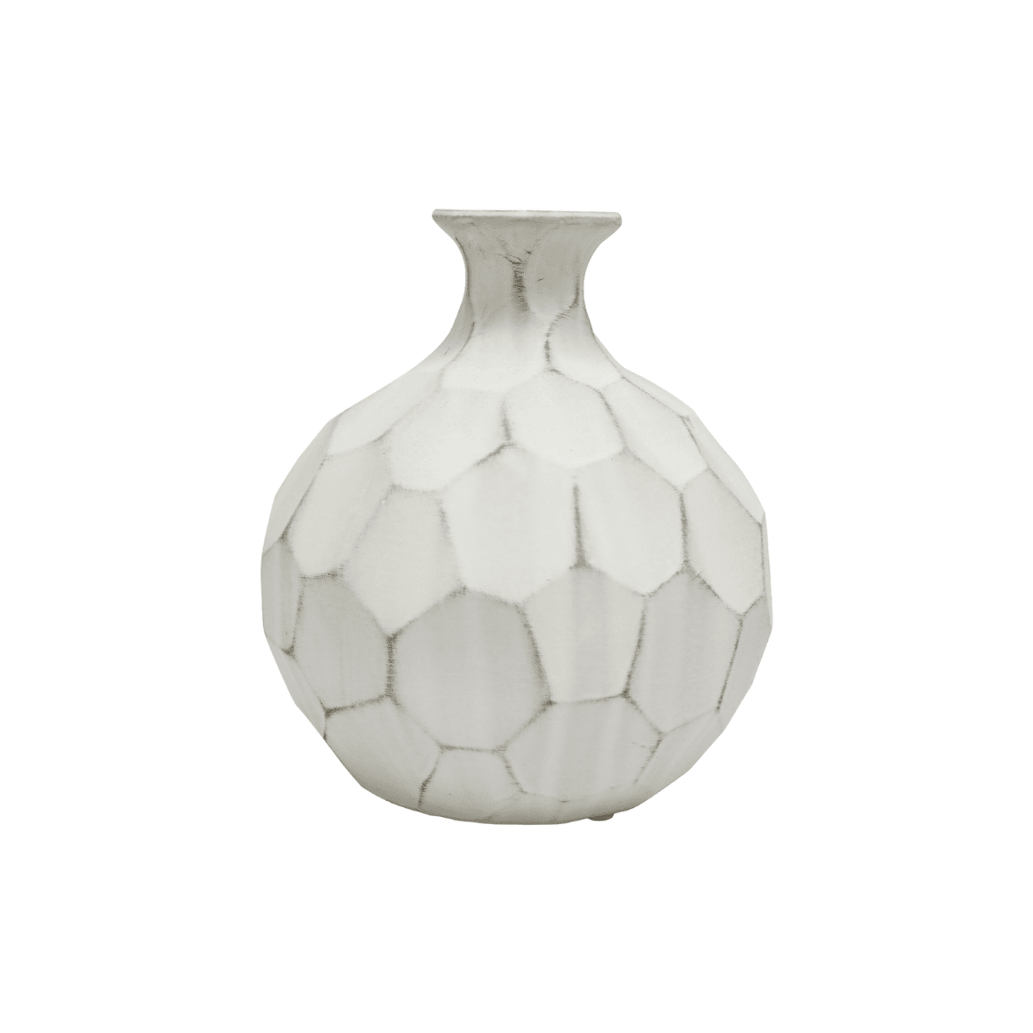 Zander | Rustic Ceramic Vase White - Mirra Interiors