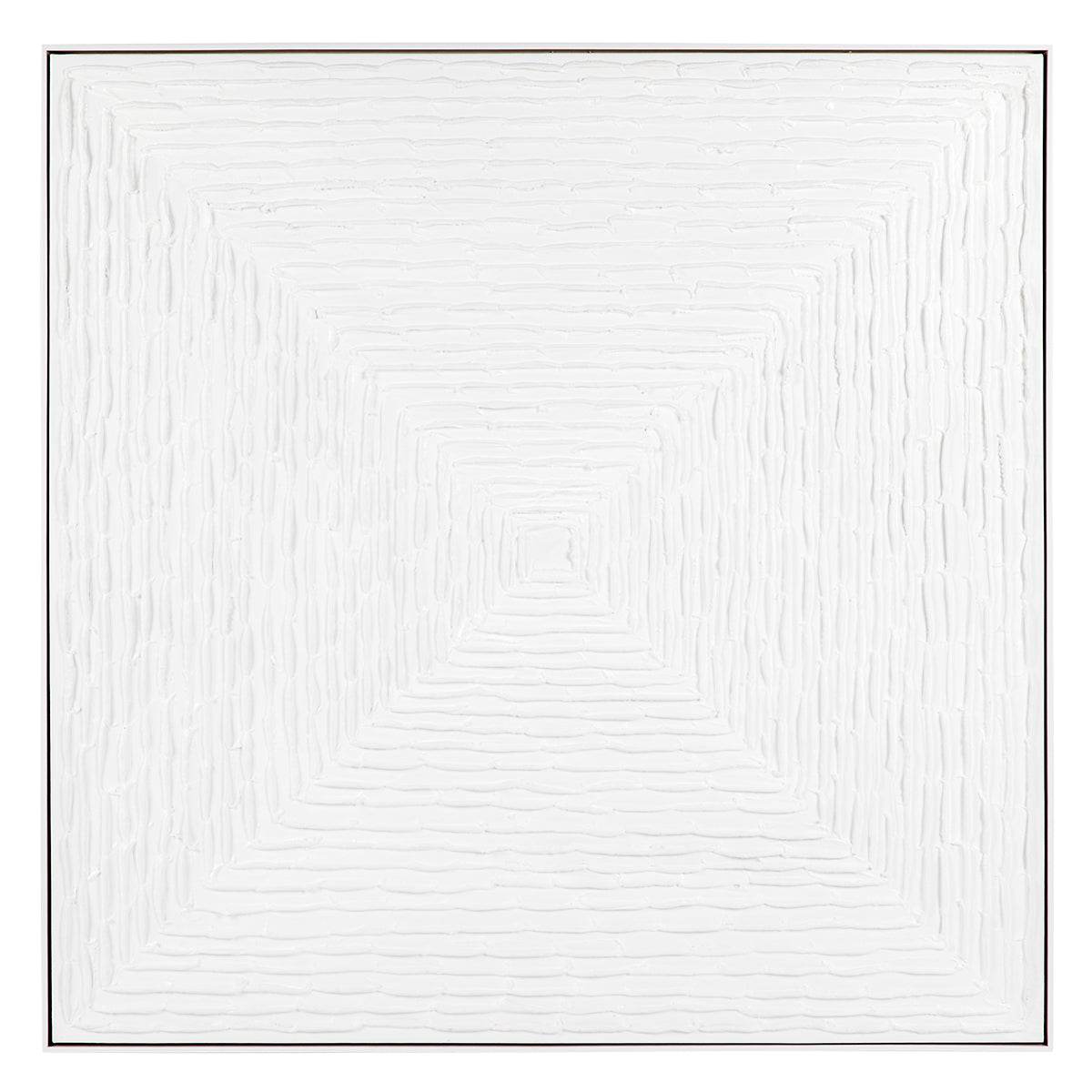 Silent Reverence | Oil On Canvas Painting in White Frame (Large) - Mirra Interiors