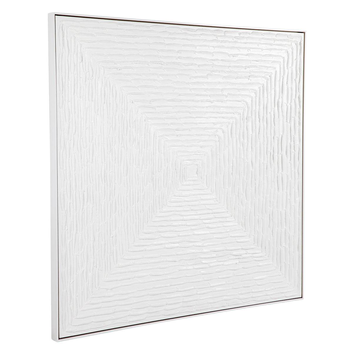 Silent Reverence | Oil On Canvas Painting in White Frame (Large) - Mirra Interiors