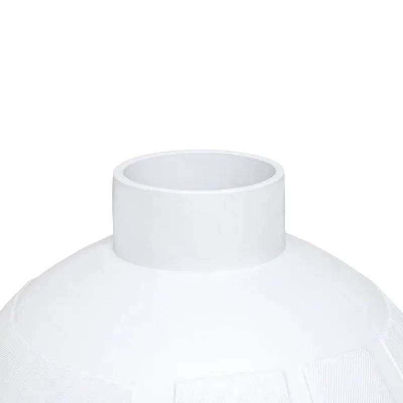 Callista | Greek Key Vase - White (Large) - Mirra Interiors