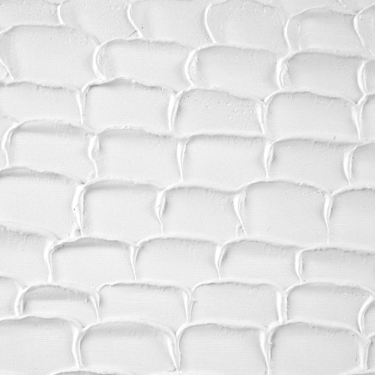 Blanco Waves | Enhanced Canvas Print White Frame - Mirra Interiors