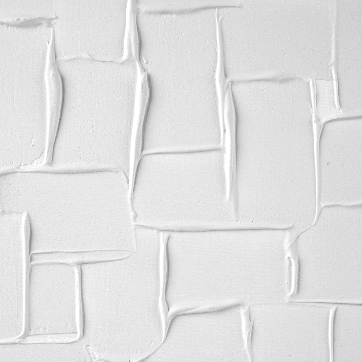 Bianco Snow | Enhanced Canvas Print White Frame - Mirra Interiors
