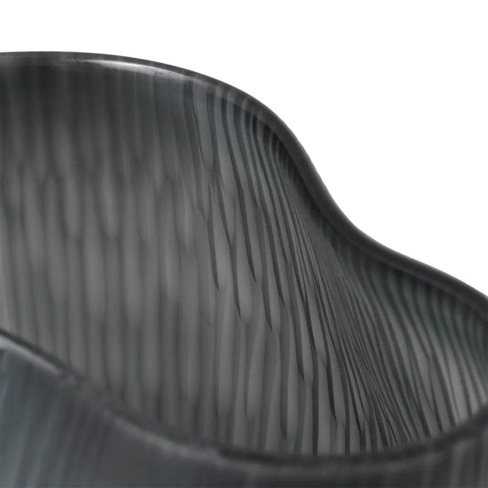 Else | Glass Vase - Charcoal (Large) - Mirra Interiors
