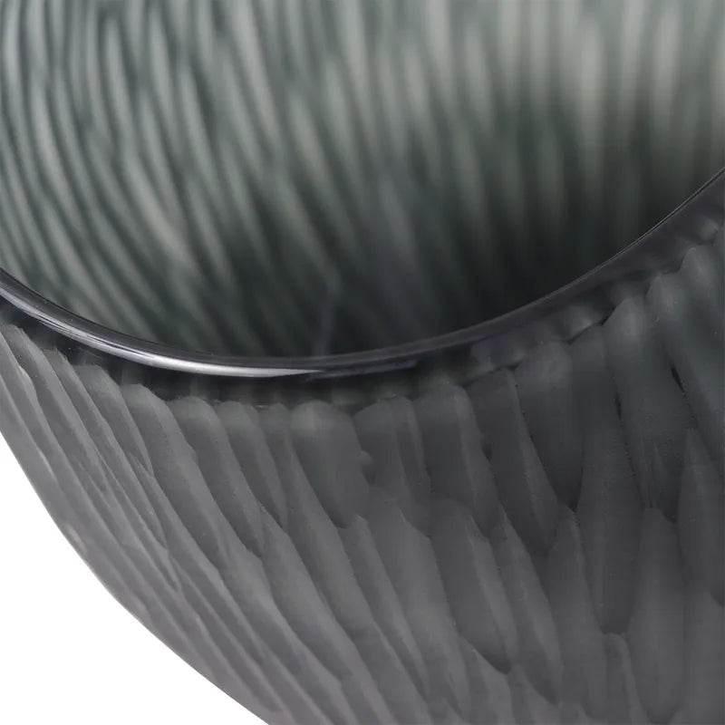 Else | Glass Vase - Charcoal (Medium) - Mirra Interiors