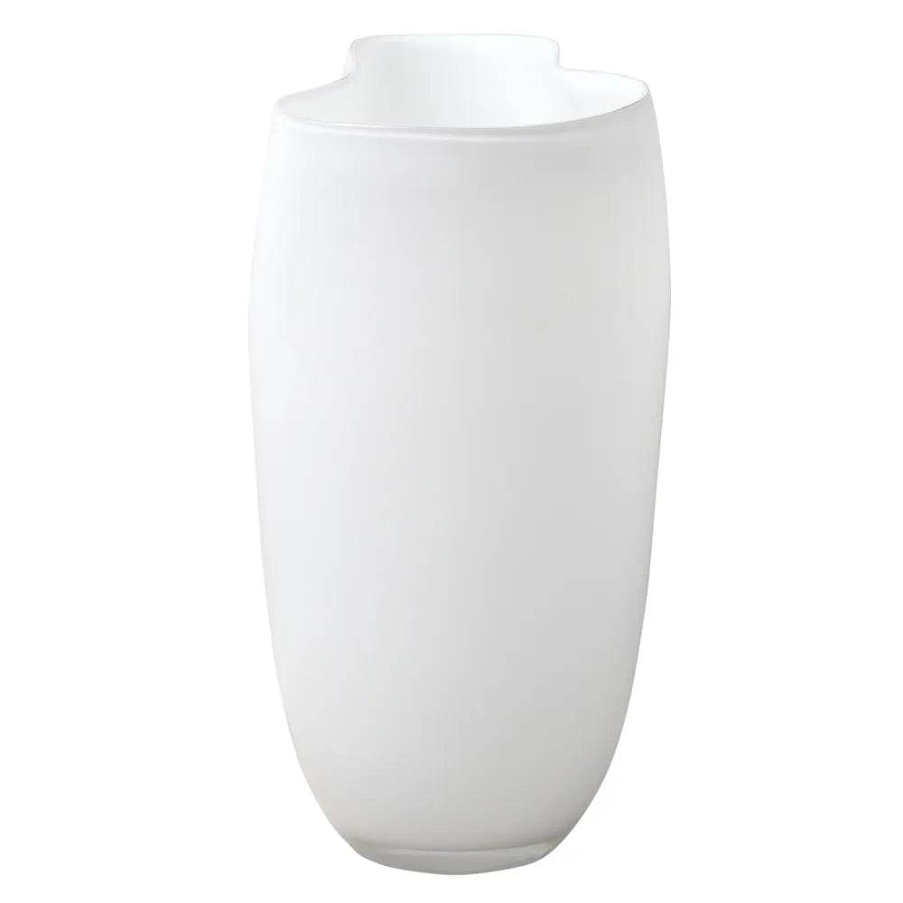 Else | Glass Vase - White (Large) - Mirra Interiors