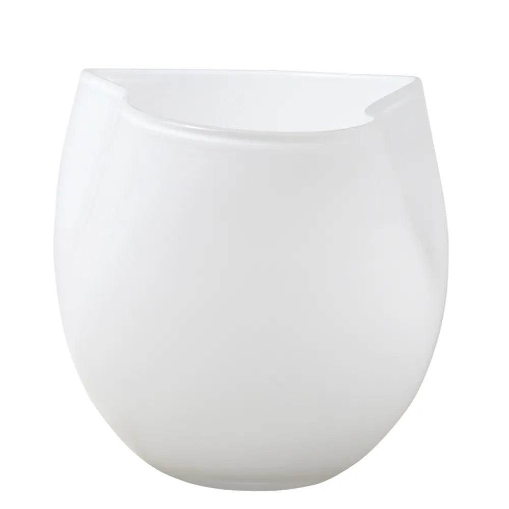 Else | Glass Vase - White (Medium) - Mirra Interiors