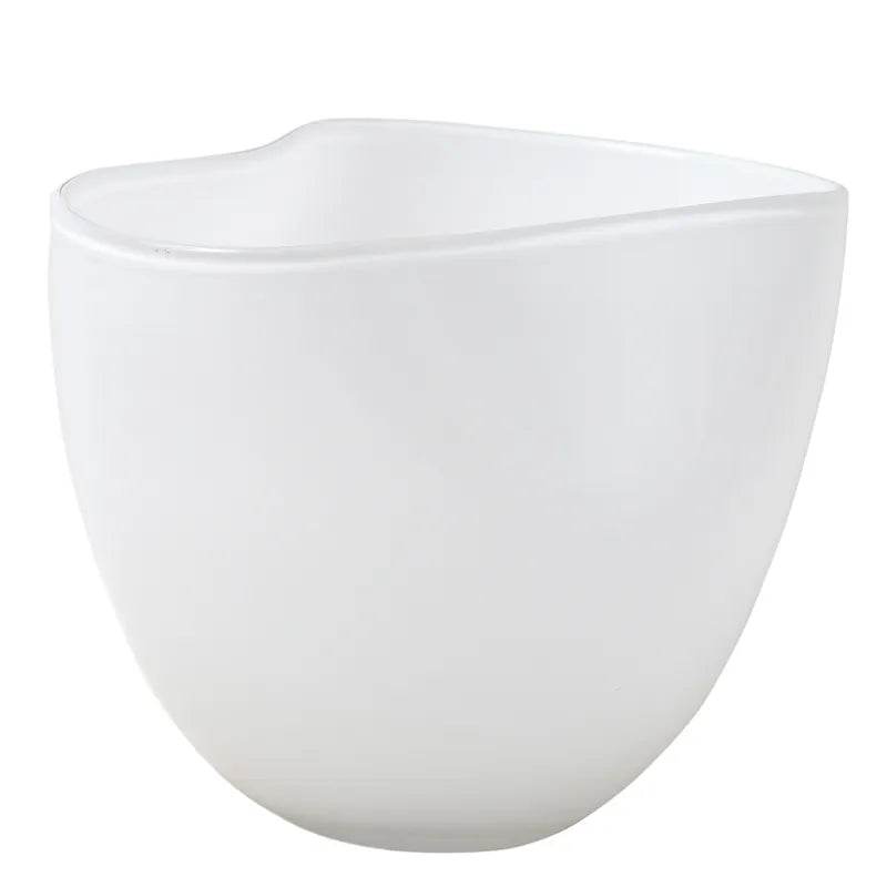 Else | Glass Vase - White (Medium) - Mirra Interiors
