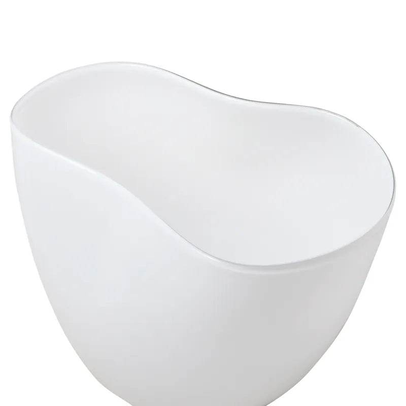 Else | Glass Vase - White (Medium) - Mirra Interiors