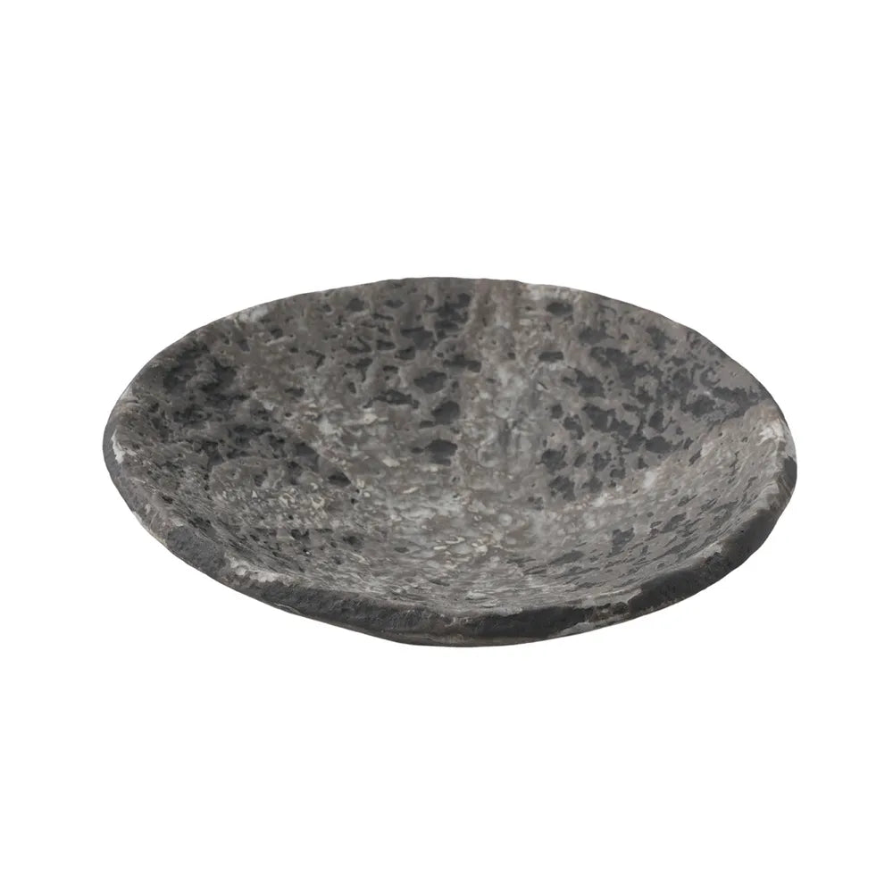 Marilla | Stone Look Porcelain Bowl - Grey