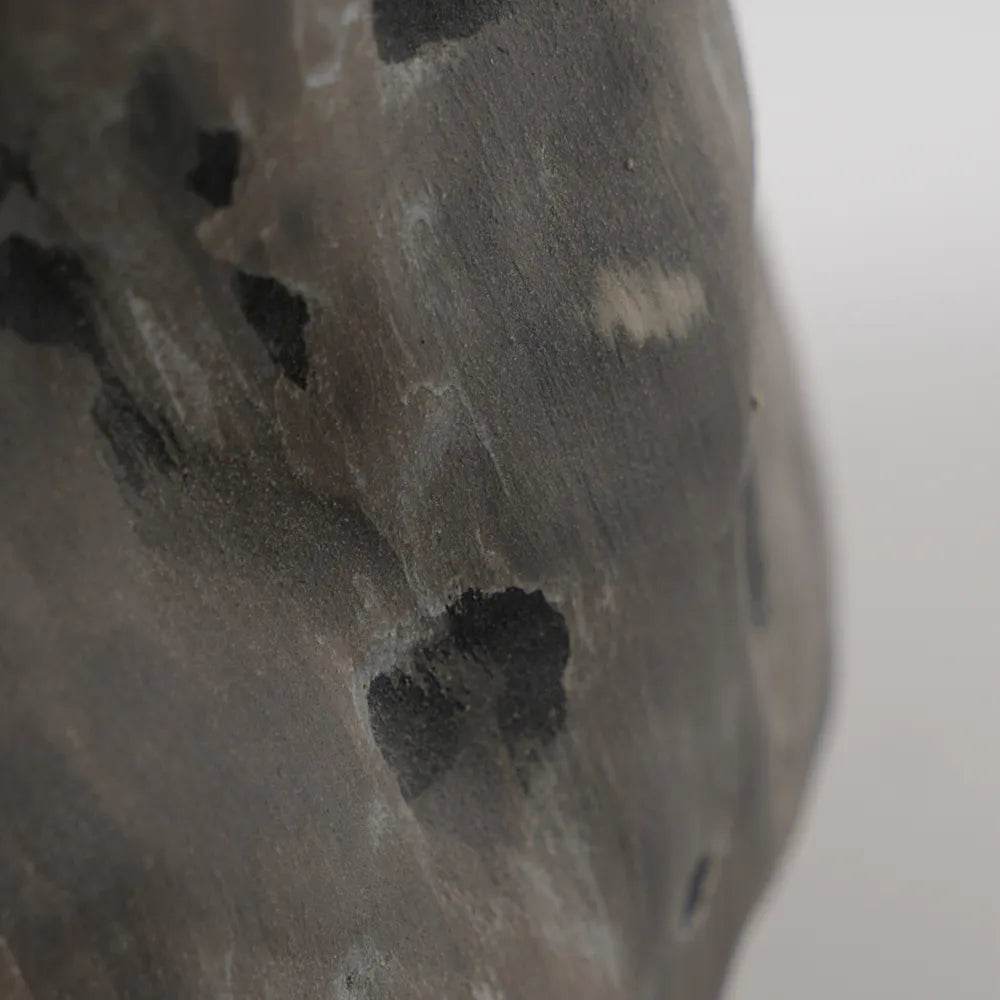 Lunette | Porcelain Vase - Charcoal - Mirra Interiors