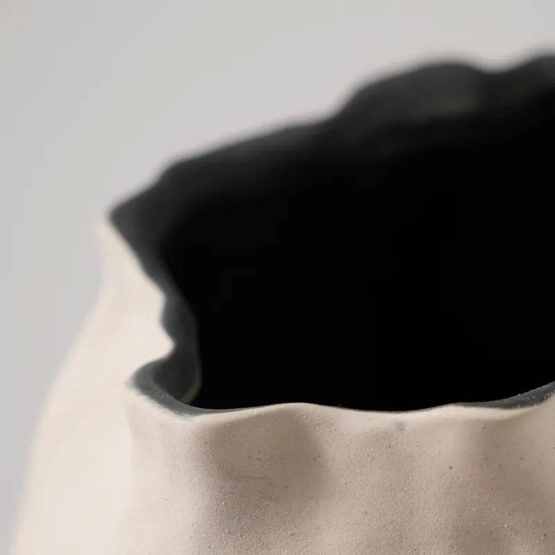 Lunette | Porcelain Vase - White - Mirra Interiors