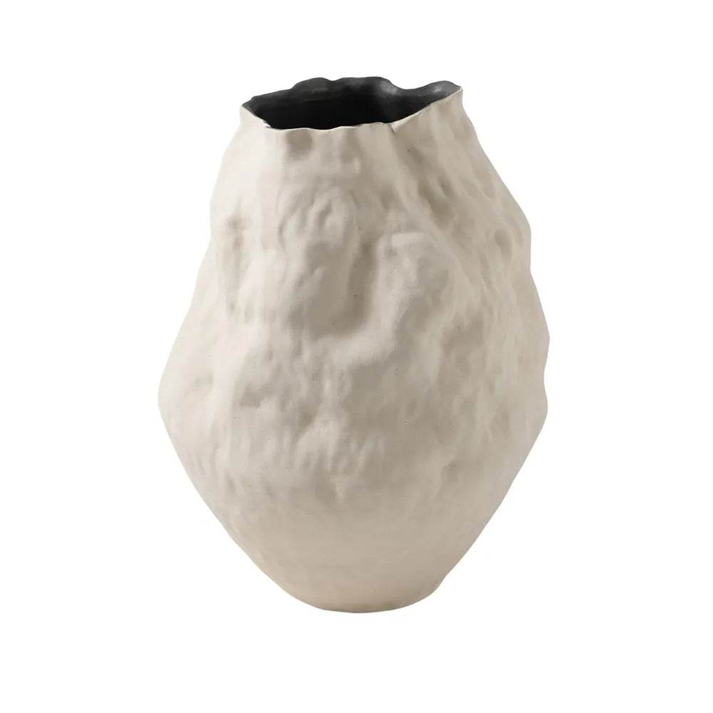 Lunette | Porcelain Vase - White - Mirra Interiors