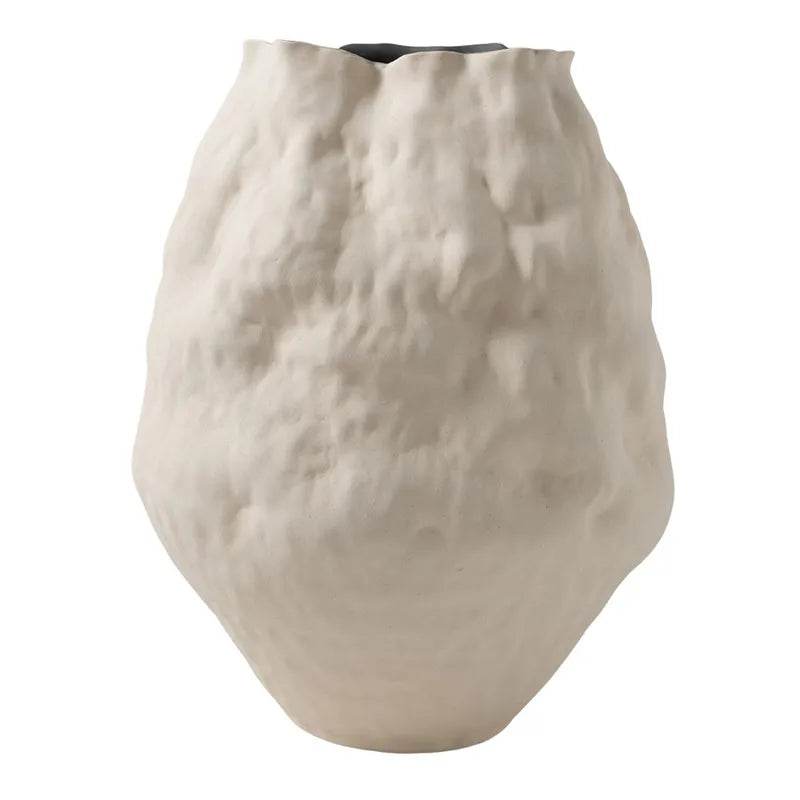 Lunette | Porcelain Vase - White - Mirra Interiors