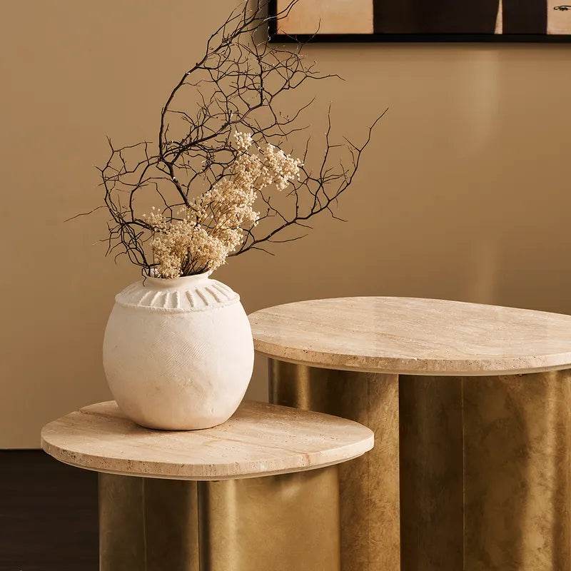 Lina | Porcelain Vase - Ivory White (Medium) - Mirra Interiors